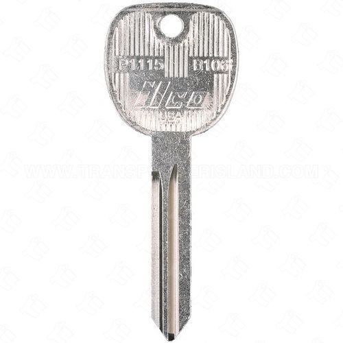 ILCO P1115 B106 GM Double Sided 10 Cut Key Blank Z Keyway
