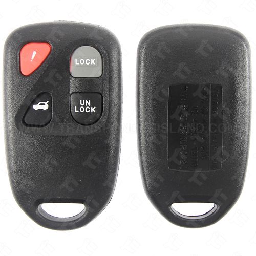 Mazda Keyless Entry Remote Shell and Rubber Pad 4B