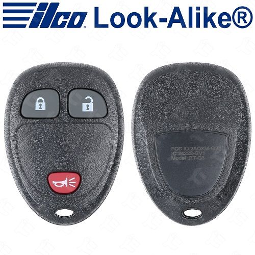 Ilco GM Keyless Entry Remote 3B - Replaces OUC60270/221 - RKE-GM-3B2