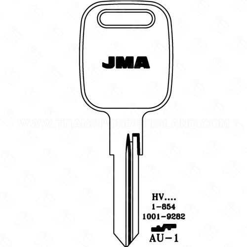 JMA Audi Key Blank AU-1 AD1
