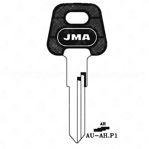 JMA Audi Plastic Head Key Blank AU-AH-P1 V35P1