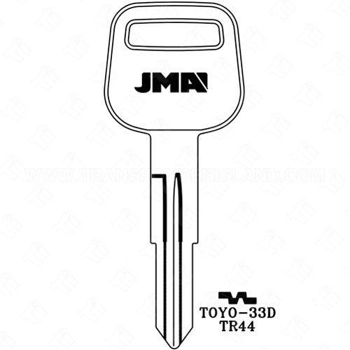 JMA Toyota Toyota Key Blank TOYO-33D TR44