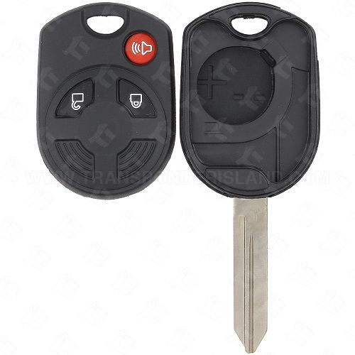 Ford Lincoln Mazda Mercury 3 Button Old Style Remote Head Key Shell - H75 Keyway
