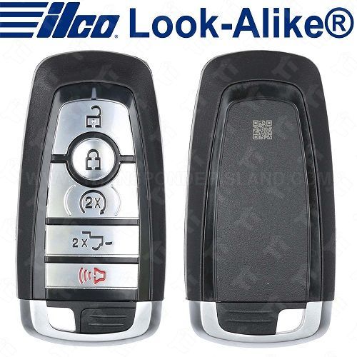 Ilco 2017 - 2021 Ford 2-Way PEPS Smart Key - 5 Button Tailgate / Remote Start - M3N-A2C93142600 - PRX-FORD-5B7