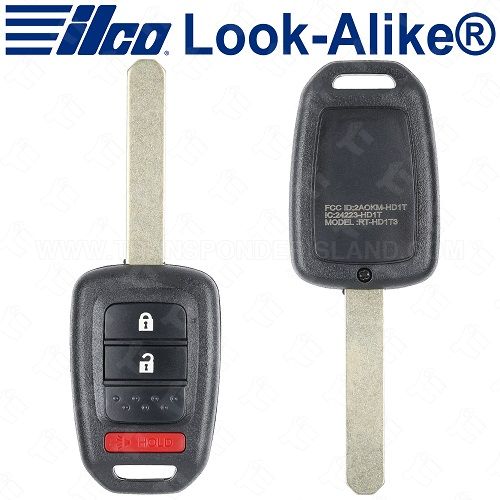 Ilco Honda Remote Head Key 3B - Replaces MLBHLIK6-1T - RHK-HON-3B8