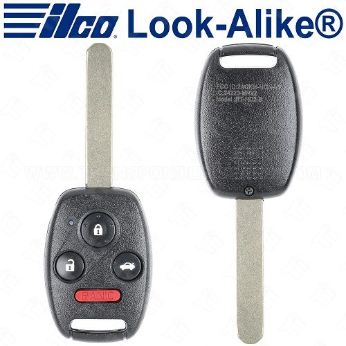 Ilco 2006 - 2011 Honda Civic Remote Head Key 4B Trunk - Replaces N5F-S0084A - RHK-HON-4B4