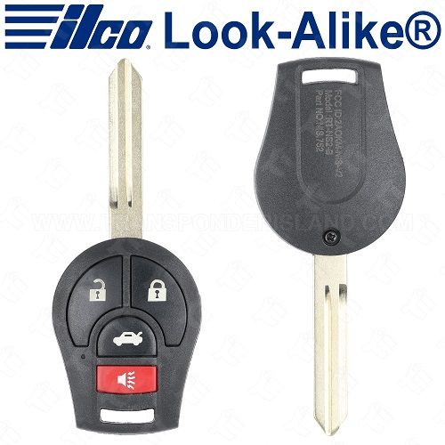 Ilco 2013 - 2019 Nissan Remote Head Key 4B - Replaces CWTWB1U751 - RHK-NIS-4B2