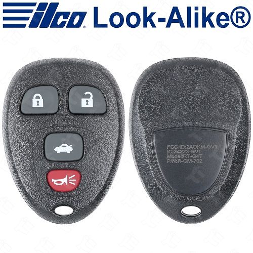 Ilco GM Keyless Entry Remote 4B Trunk - Replaces 5922032 OUC60270 / 221 - RKE-GM-4B5