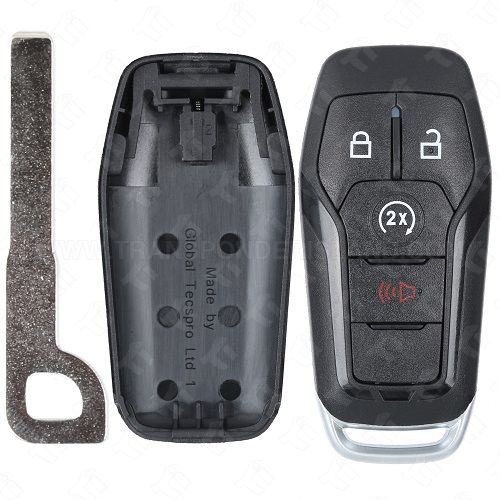 2014 - 2017 Ford Lincoln Smart Key Shell Case 4B Remote Start