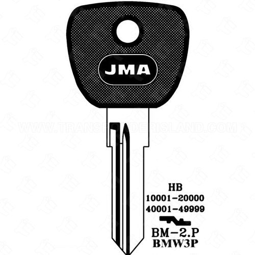 JMA BMW Plastic Head Key Blank BM-2P BMW3P