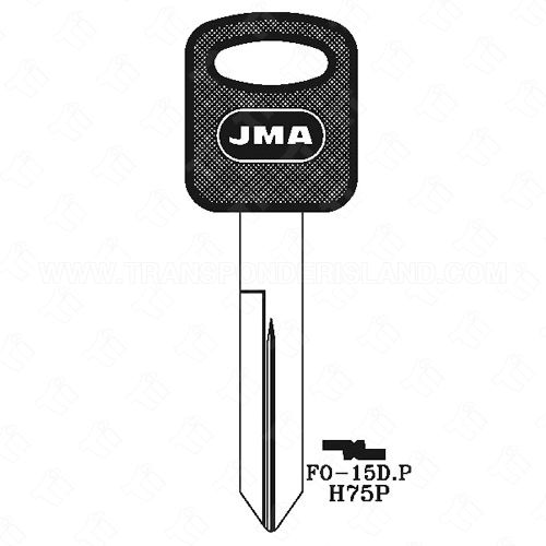 JMA Ford 8 Cut Plastic Head Key Blank FO-15D.P 1196FD H75P