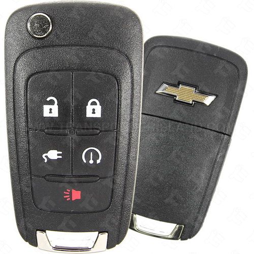 2011 - 2015 Chevrolet Volt PEPS Remote Flip Key 5B Plug-In - OHT05918179