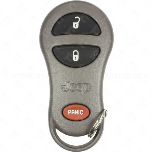 PRE-OWNED 1999 - 2004 Jeep Grand Cherokee Gray Keyless Entry Remote 3B - GQ43VT9T
