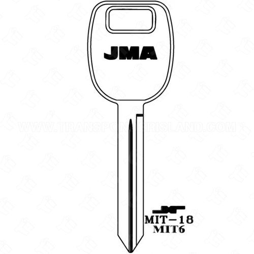 JMA Mitsubishi 8 Cut Key Blank MIT-18 X263 MIT6