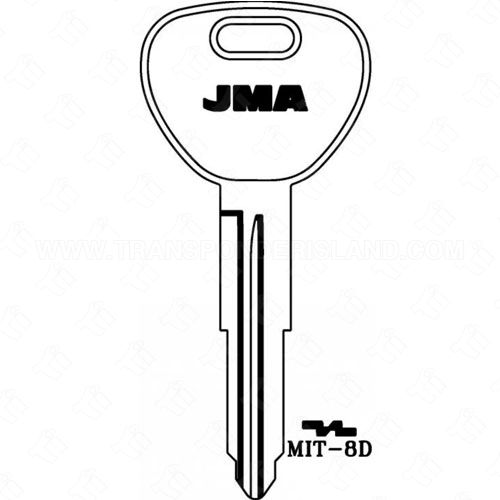JMA Mitsubishi 8 Cut Key Blank MIT-8D MIT3