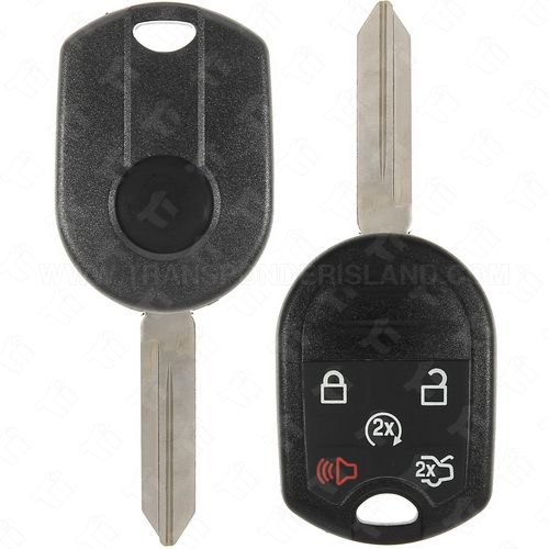 [TIK-FOR-57] 2012 - 2019 Ford 5 Button New Style H75 Remote Head Key Shell w/ Lift Gate