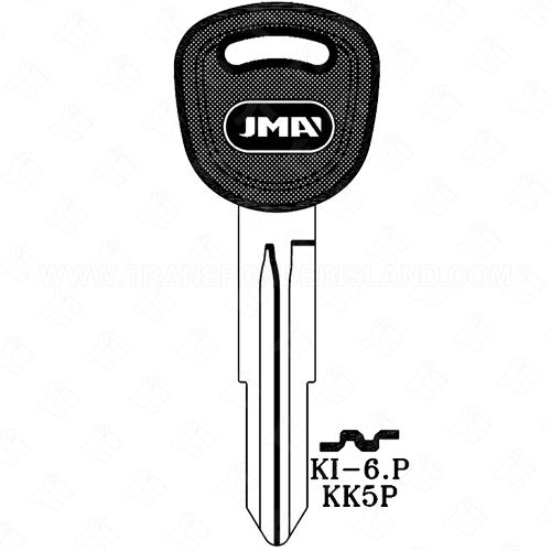 [TIK-JMA-KI6P] JMA Kia Double Sided 8 Cut Plastic Head Key Blank KI-6P KK5P