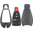 Chrysler Dodge Jeep Fobik Shell and Rubber Pad - 4B Trunk