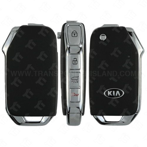[TIK-KIA-132] 2021 - 2022 Kia Sportage Remote Flip Key 4B Hatch - TQ8-RKE-4F42 - 433 MHz - KK10