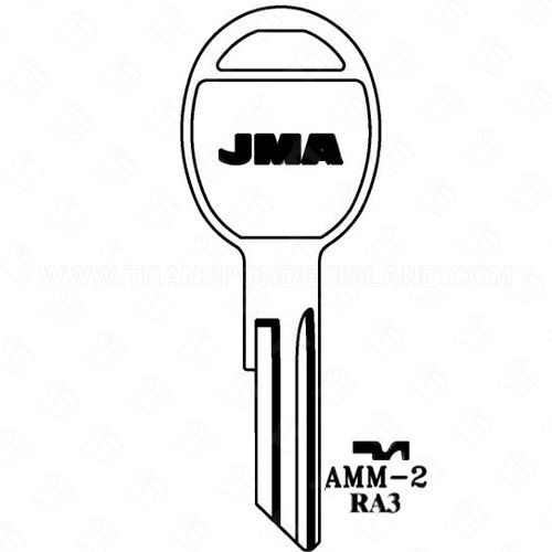 [TIK-JMA-AMM2] JMA International Key Blank AMM-2 - RA3
