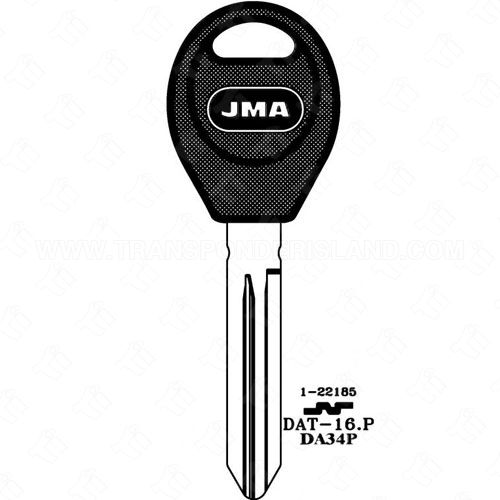 [TIK-JMA-DAT16P] JMA Nissan 8 and 10 Cut Plastic Head Key Blank DAT-16.P X237 DA34P
