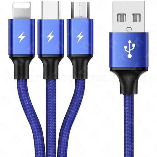 [TIT-GFT-11] 3 IN 1 USB Micro USB Cable (Free With Order Over $500)