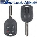 Ilco Ford Remote Head Key 4B Remote Start - Replaces CWTWB1U793 - RHK-FORD-4B3