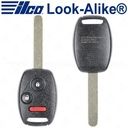 Ilco Honda Remote Head Key 3B - Replaces MLBHLIK-1T - RHK-HON-3B1