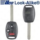 Ilco Honda Remote Head Key 3B - Replaces N5F-S0084A - RHK-HON-3B2