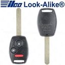 Ilco Honda Remote Head Key 3B - Replaces 0UCG8D-380H-A - RHK-HON-3B6
