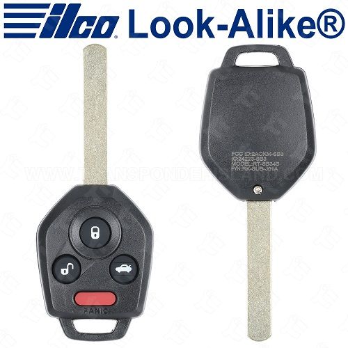 [TIK-ILC-080] Ilco Subaru Remote Head Key - Replaces CWTWB1U811 - RHK-SUB-4B2