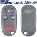 Ilco Honda Keyless Entry Remote 4B Trunk - Replaces OUCG8D-344H-A - RKE-HON-4B2