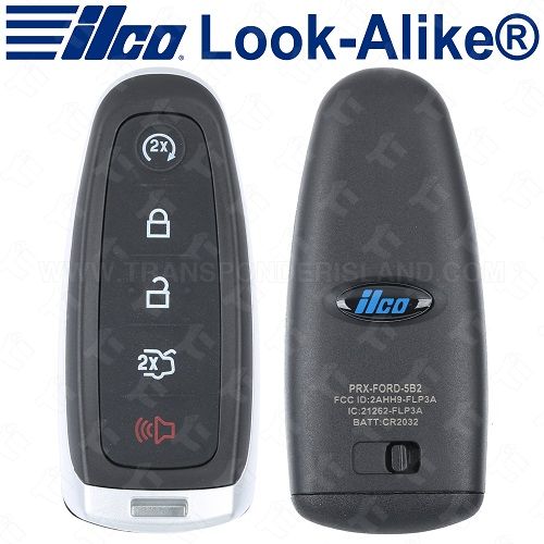[TIK-ILC-164] Ilco Ford Lincoln Smart Key 5B Trunk and Starter - Replaces M3N5WY8609 - PRX-FORD-5B2