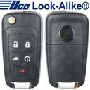 Ilco 2011 - 2015 Chevrolet Volt PEPS Remote Flip Key 5B Plug-In - PRX-CHEVY-5B5 22923862
