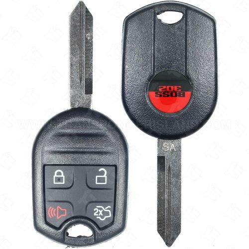 [TIK-FOR-50] Strattec 2012 - 2014 Ford Mustang BOSS 4 Button 80 Bit Remote Head Key TRACK KEY - 5921293