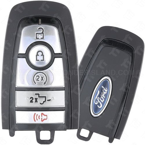 [TIK-FOR-86] Strattec 2017 - 2023 Ford F-Series 2-Way PEPS Smart Key - 5 Button Tailgate / Remote Start - 5929503