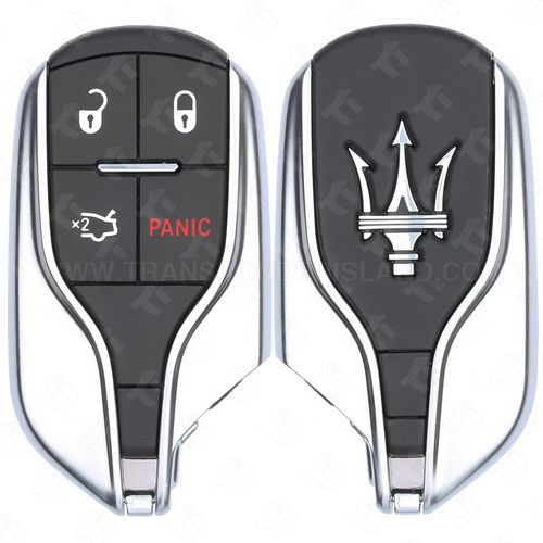 [TIK-MAS-01] 2014 - 2016 Maserati Ghibli, Quattroporte Smart Key 4B Trunk / Panic - M3N-7393490