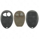 GM Oval Style Keyless Entry Remote Shell and Rubber Pad 2B