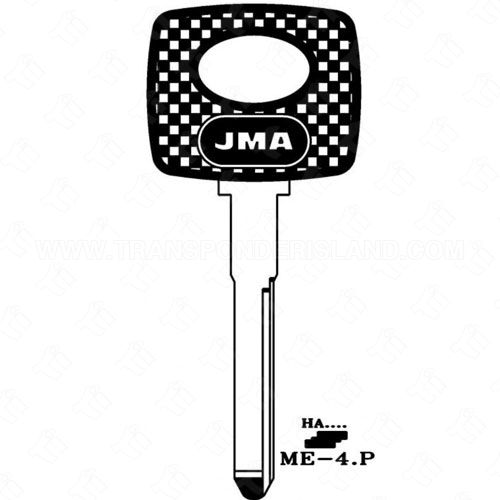 [TIK-JMA-ME4P] JMA Mercedes 2 Track High Security Plastic Head Key Blank ME-4.P S50HFP