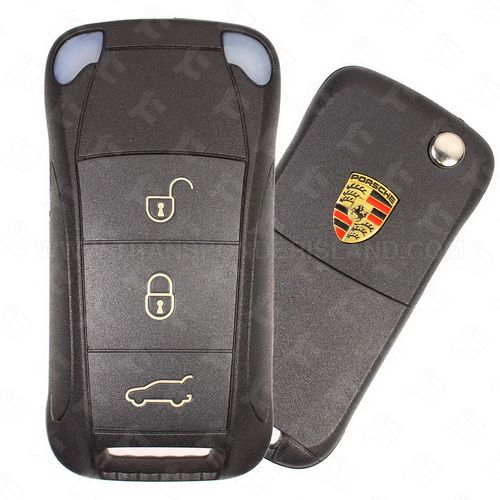 [TIK-POR-05N] 2006 - 2011 Porsche Cayenne Remote Head Flip Key