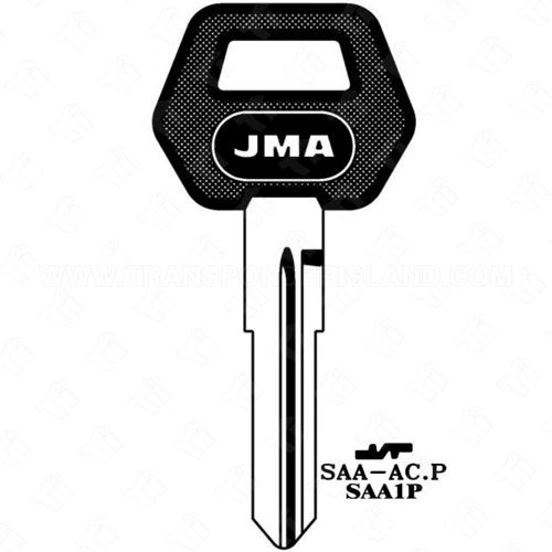 [TIK-JMA-SAAACP] JMA Saab 10 Cut Plastic Head Key Blank SAA-AC.P SAA1P