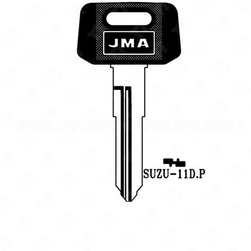 [TIK-JMA-SUZU11DP] JMA Suzuki Motorcycle Double Sided 6 and 7 Cut Plastic Head Key Blank SUZU-11D.P SUZ12P