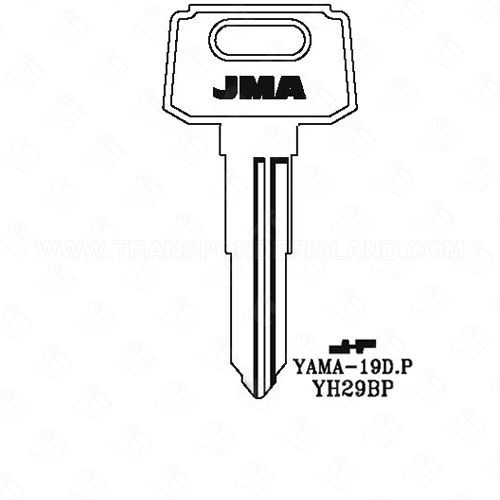 [TIK-JMA-YAMA19D] JMA Yamaha Motorcycle Key Blank YAMA-19D X118 YH49