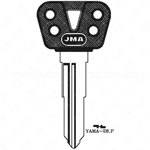 [TIK-JMA-YAMA28P] JMA Yamaha Motorcycle Plastic Head Key Blank YAMA-28P YH29