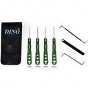 Dino Green Stainless Pick Set 7 Pieces